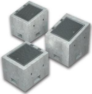 picture of a polymer concrete junction box|mounting electrical boxes to concrete.